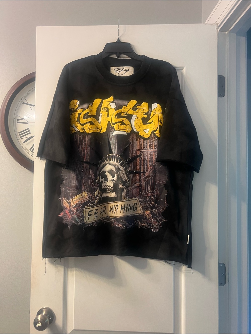 Bkys disaster relief fear nothing black tee size XL